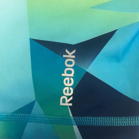 Reebok teal printed leggings - Picture 3 of 6